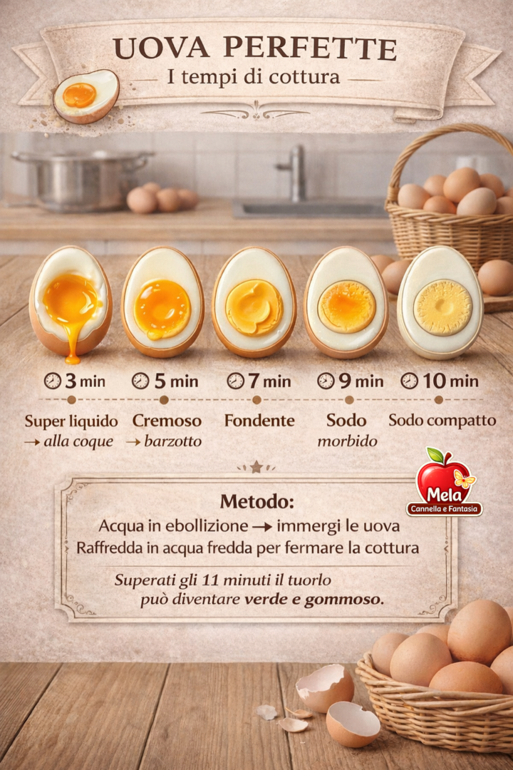 cottura uova bollite