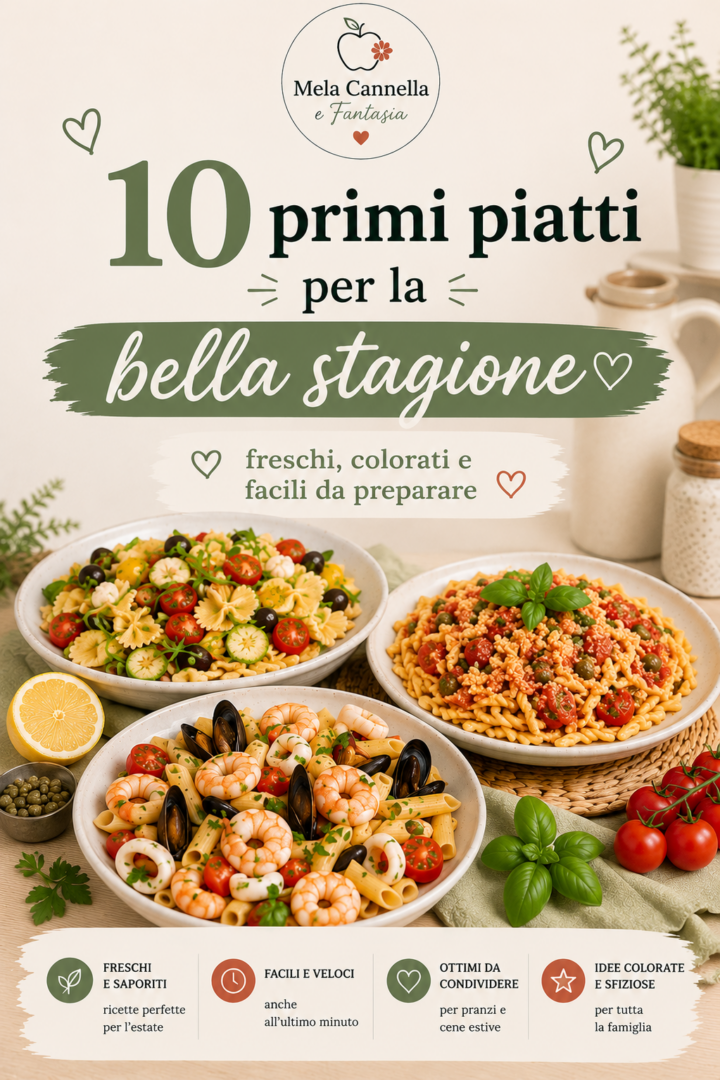 primi piatti per la bella stagione facili e veloci