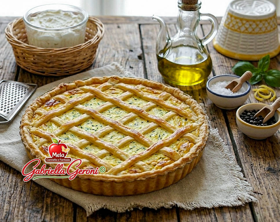 quiche ricotta e zucchine senza panna light