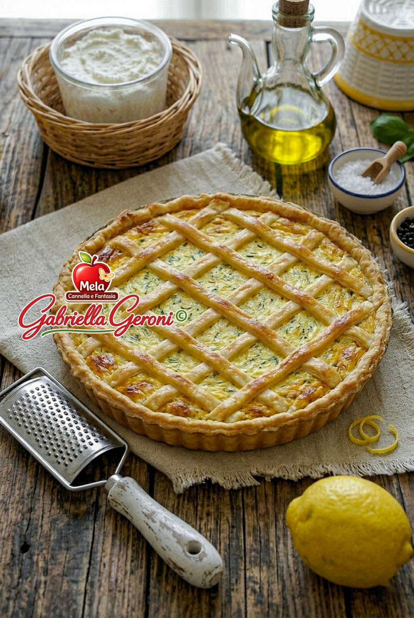 quiche ricotta e zucchine senza panna