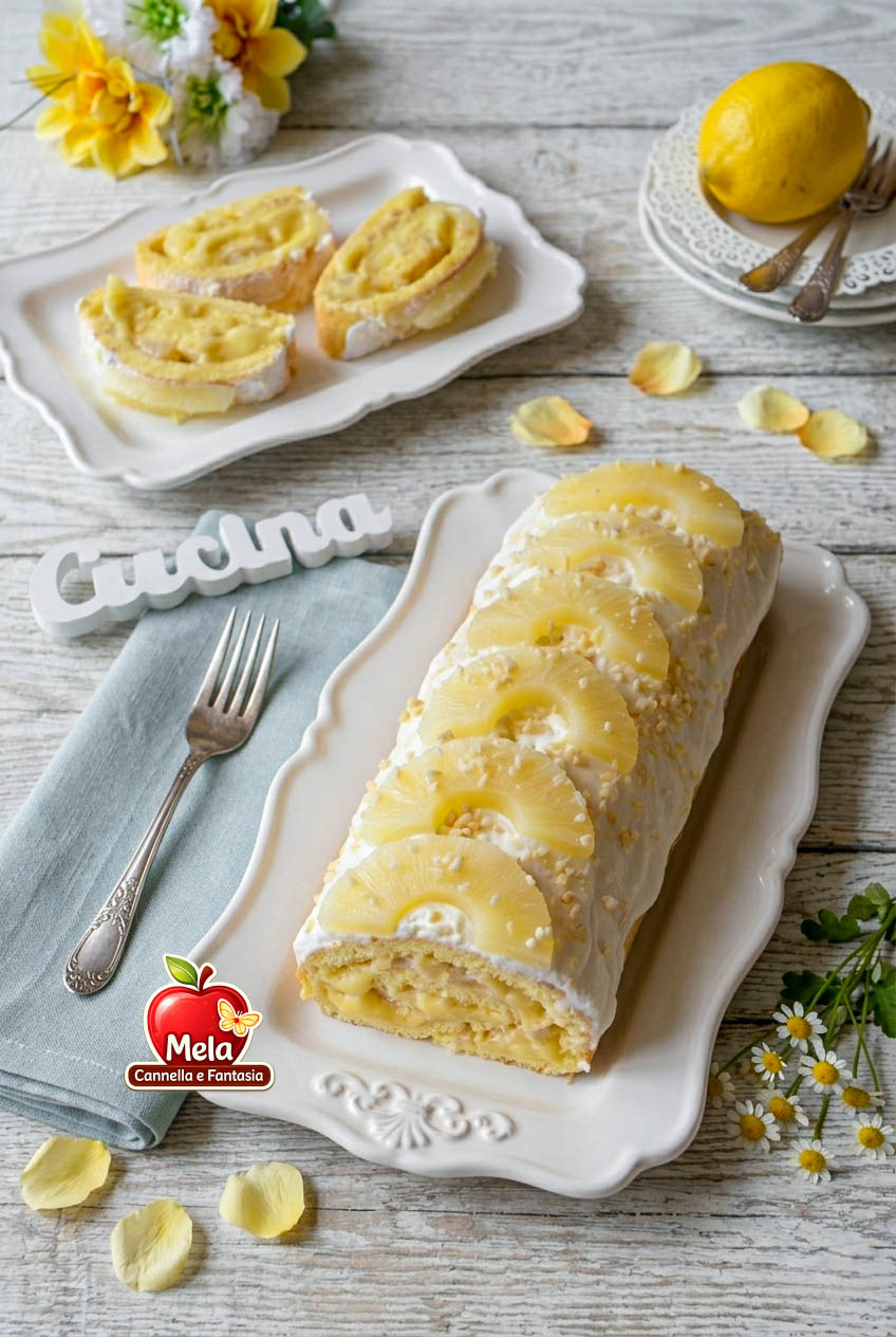 rotolo all'ananas