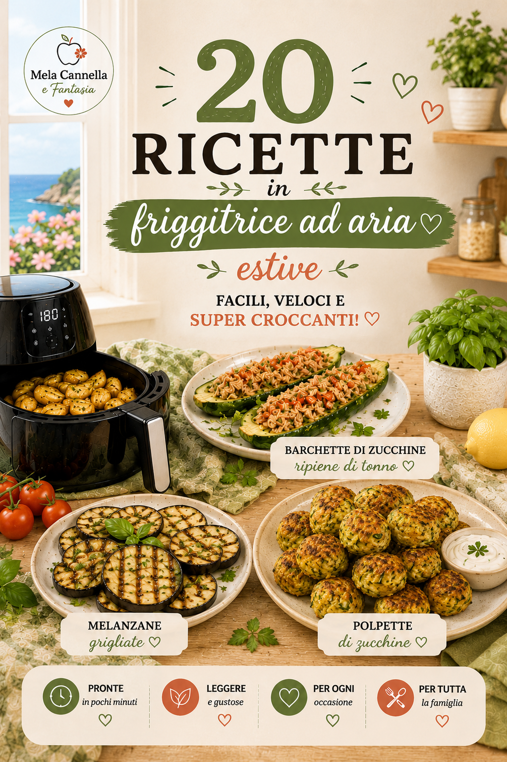 ricette estive in friggitrice ad aria
