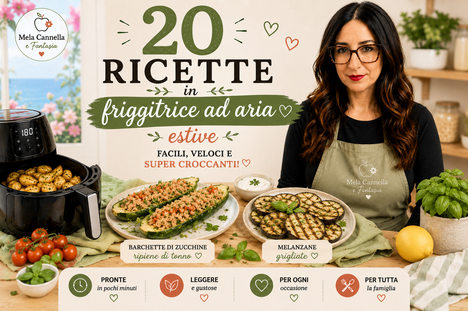 ricette in friggitrice ad aria per l'estate