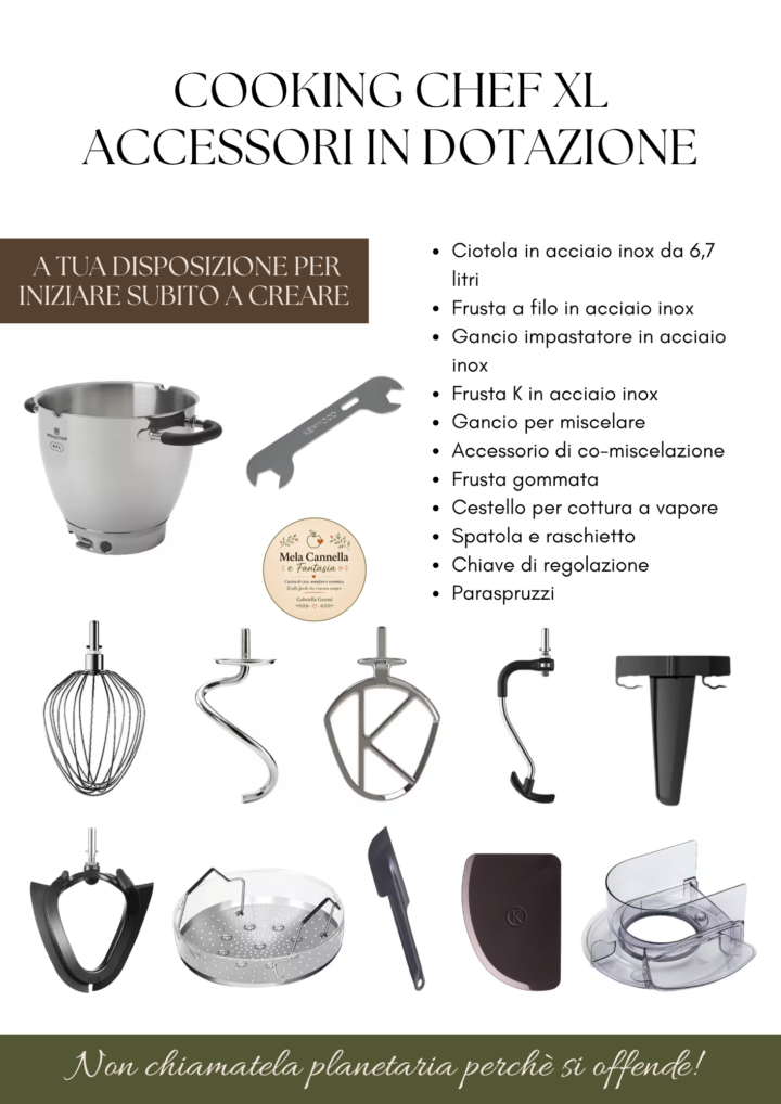 kenwood cooking chef xl accessori