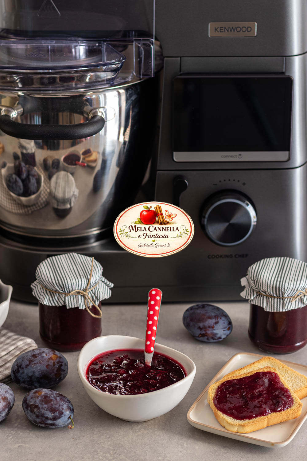 confettura di prugne con Kenwood Cooking Chef