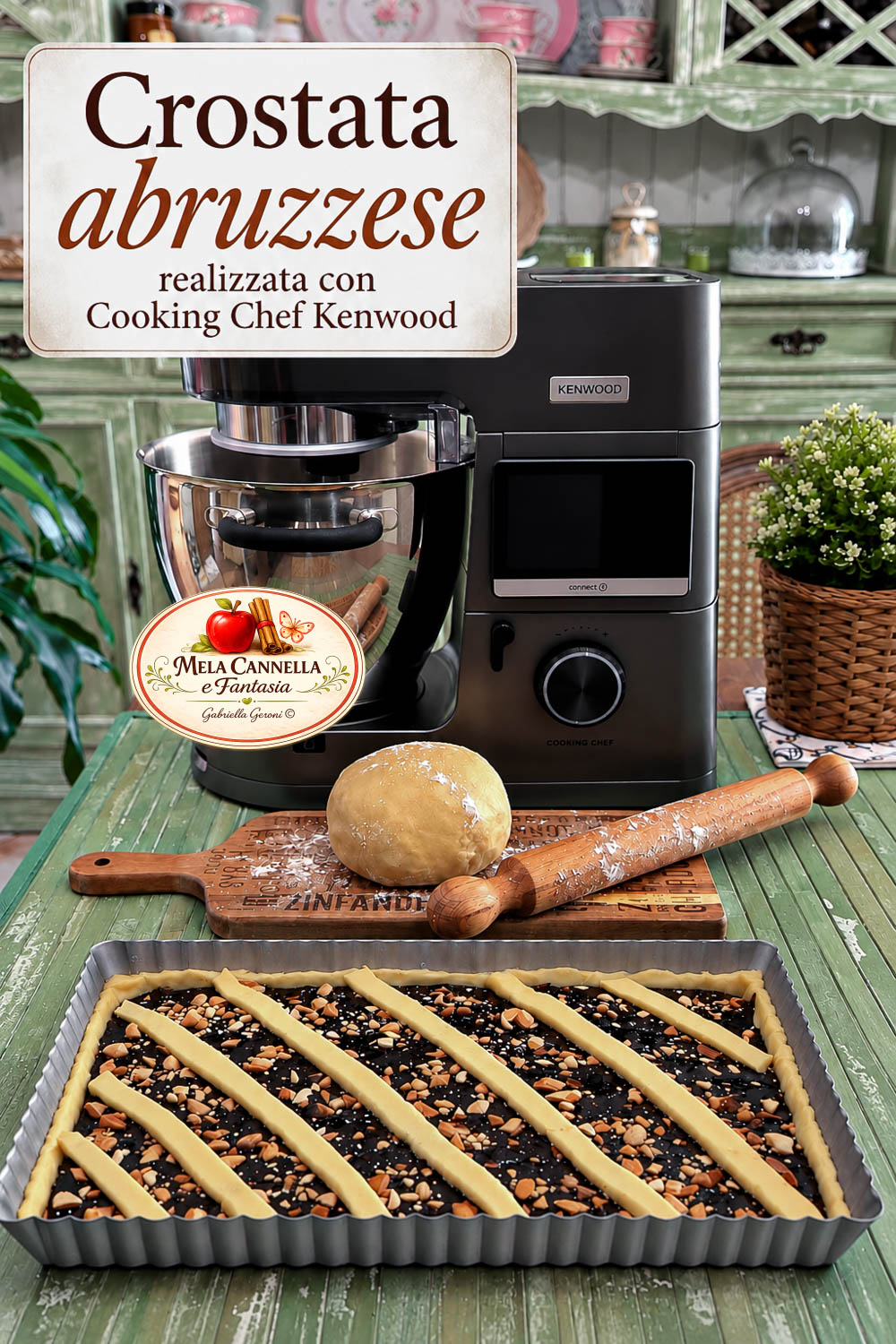 crostata con cooking chef xl kenwood