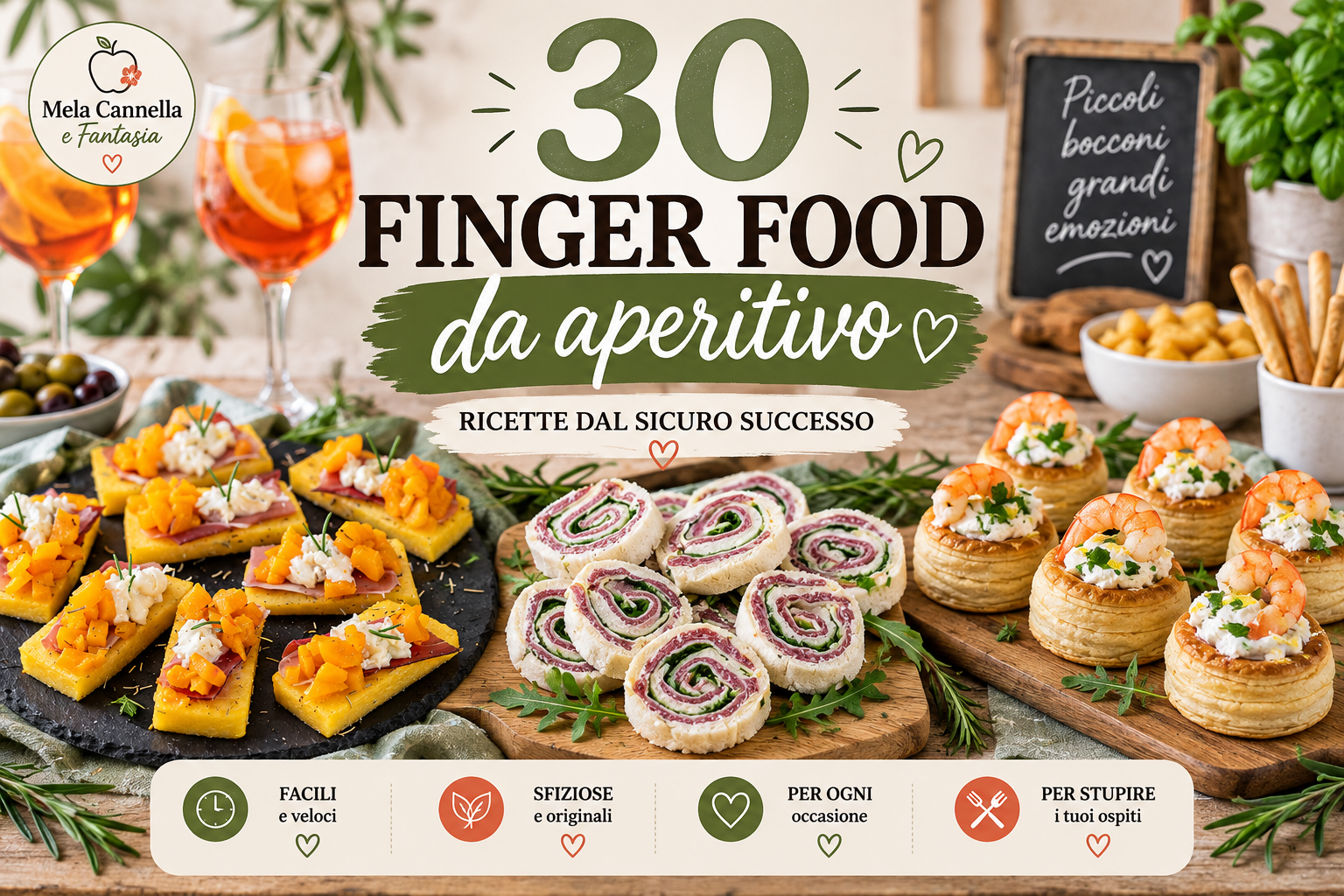 ricette finger food per aperitivi