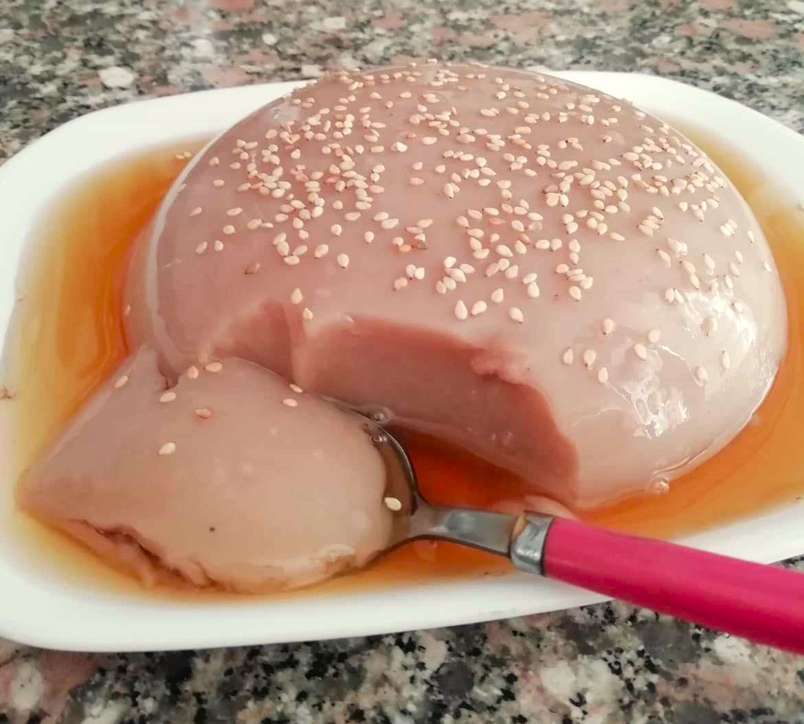 RICETTA DEL BUDINO CON FARINA DI CASTAGNE e sciroppo dolce