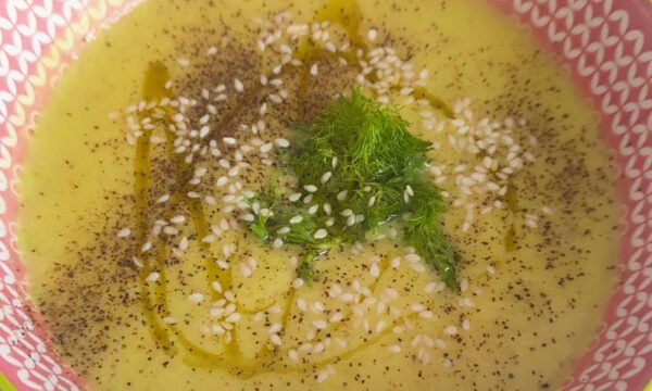 VELLUTATA di finocchi, porro, patate e miso