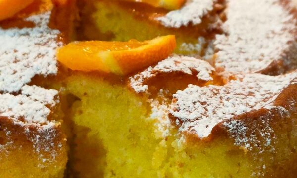 TORTA PAN D’ARANCIA VEGANA con friggitrice ad aria