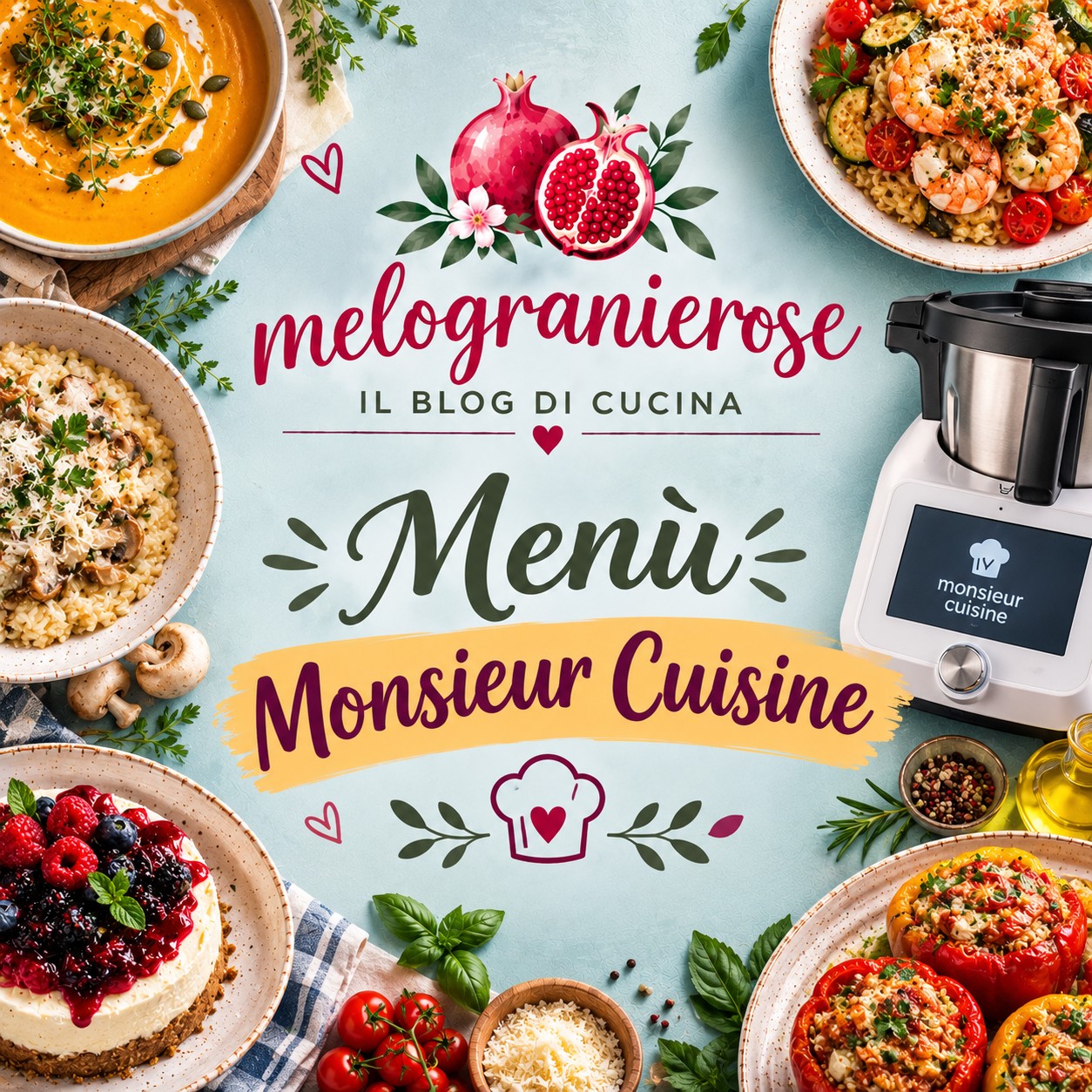 RICETTE PER FARE MENU' con Monsieur Cuisine