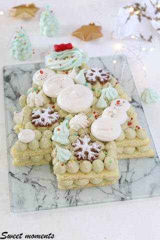 Cream tart albero di Natale