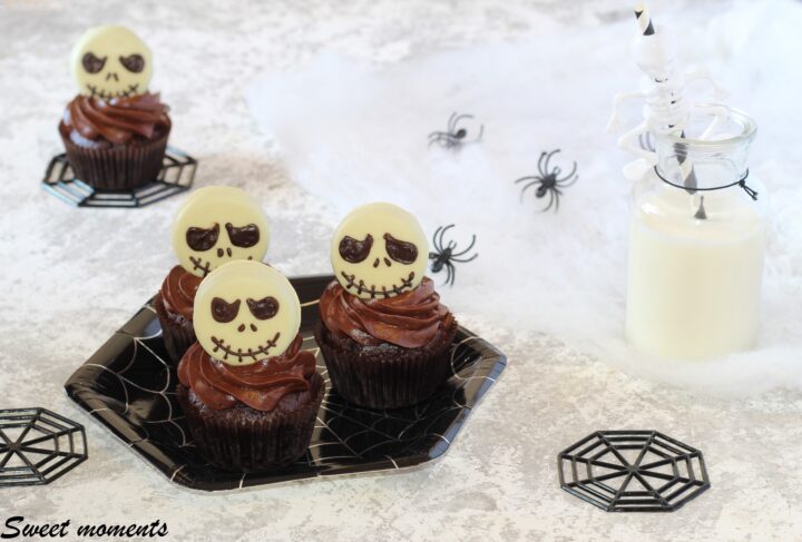 Jack skeletron cupcake