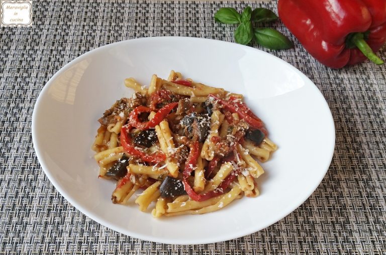 Pasta Melanzane E Peperoni - Meraviglie In Cucina