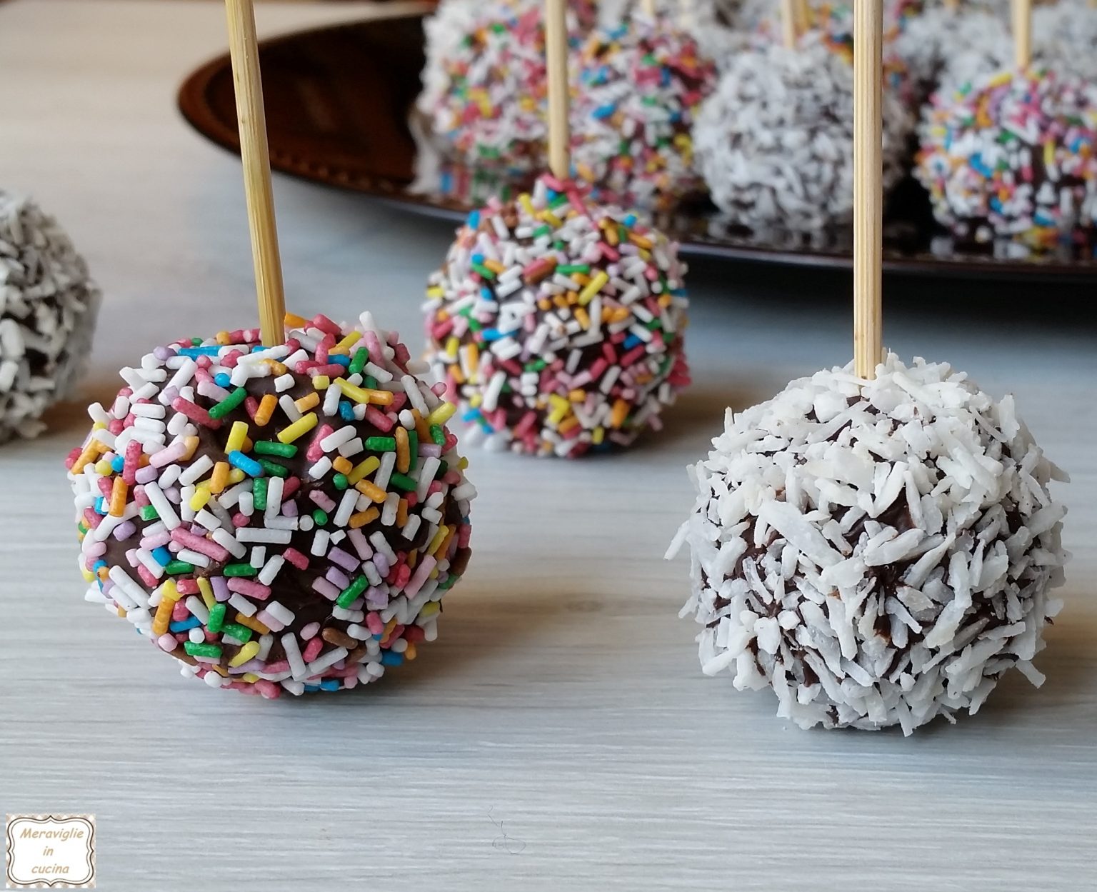 Cake pops di pandoro con mascarpone e cioccolato Meraviglie in cucina