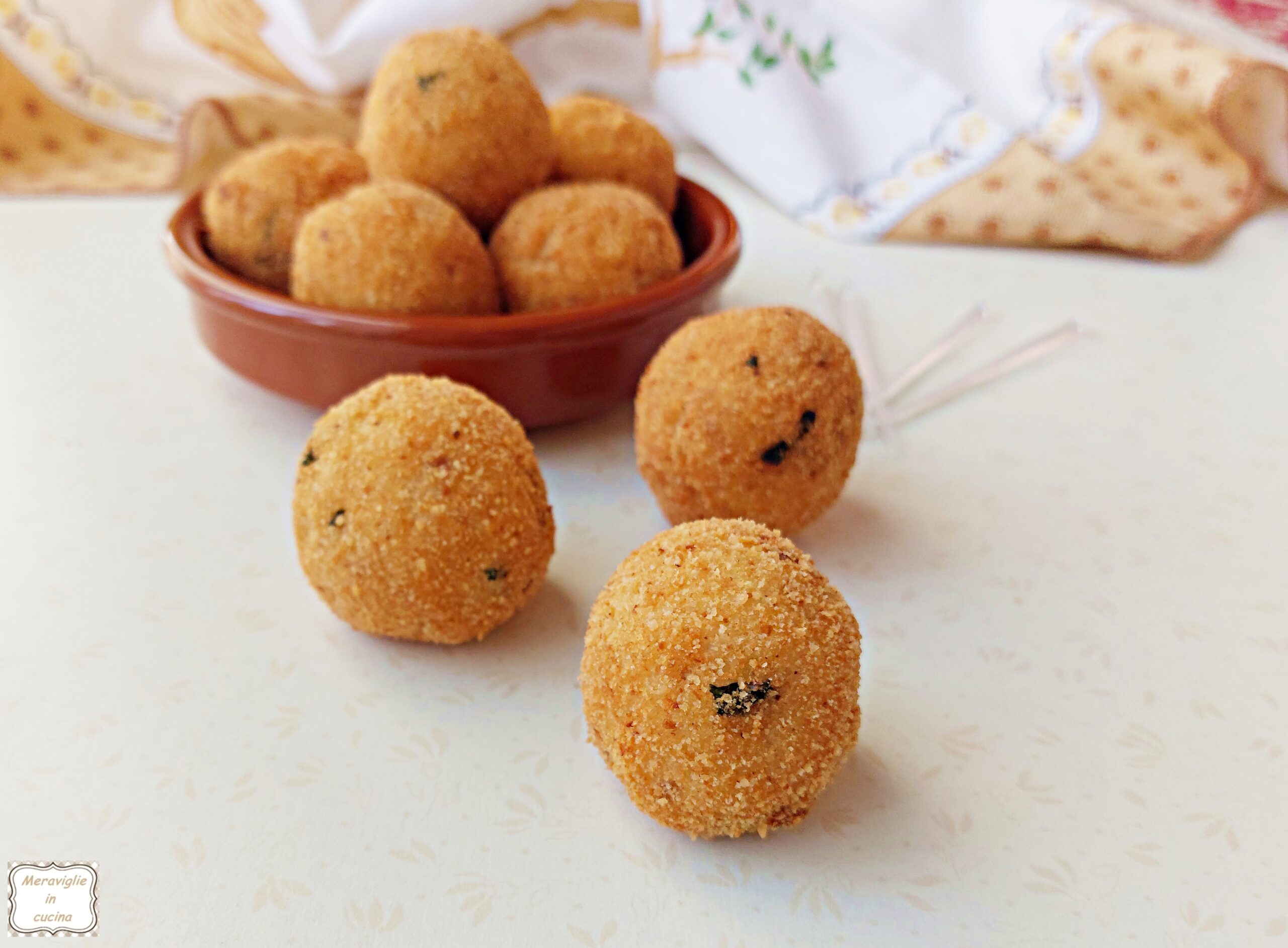 polpette di merluzzo