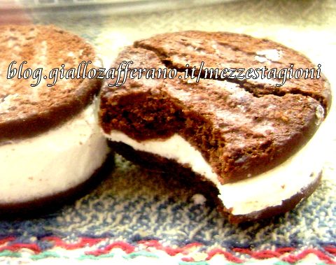 Biscotti gelato con panna e nutella| Ricetta veloce senza forno