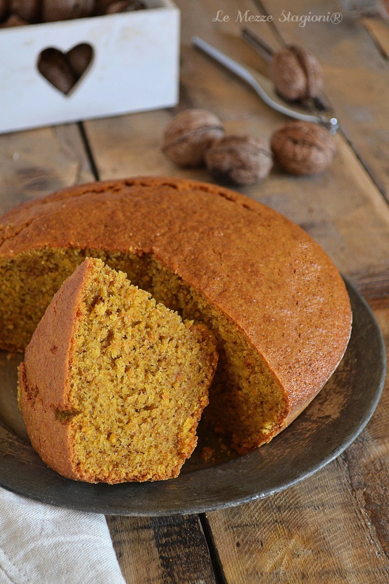 torta carote e noci
