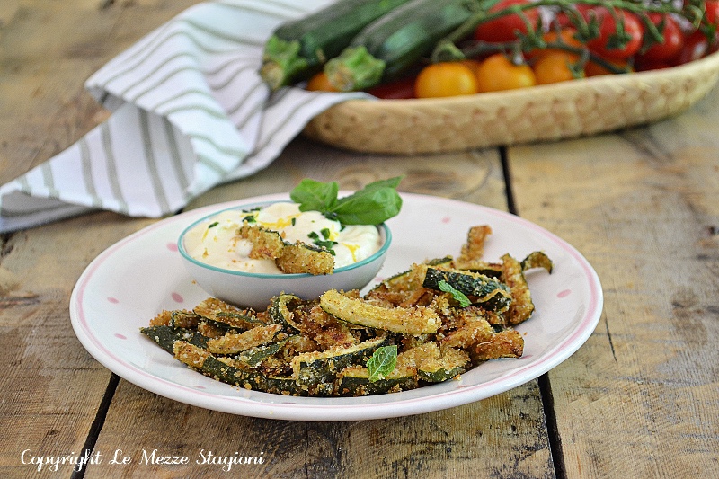 Stick di zucchine al forno