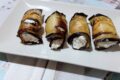 Involtini di melanzane con ricotta e pistacchi