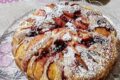 Torta di pesche e mele