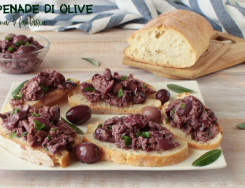 Tapenade di olive nere.Ricetta base facile
