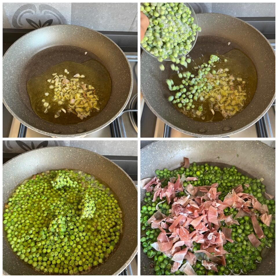 passo passo pasta piselli e prosciutto cotto passo passo pasta piselli e prosciutto cotto