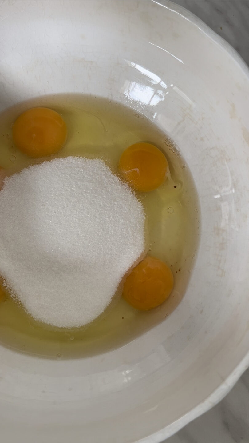 uova e zucchero