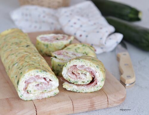 Rotolo di frittata alle zucchine, il jolly dell’estate