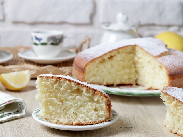 torta al limone e yogurt