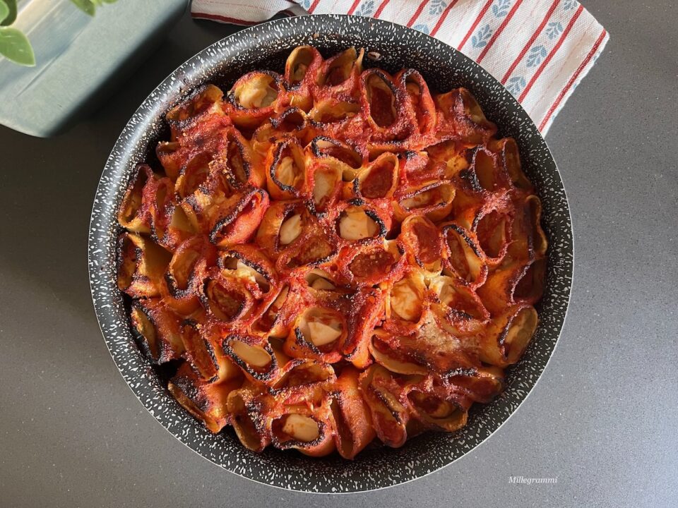 paccheri al forno ripieni di ricotta