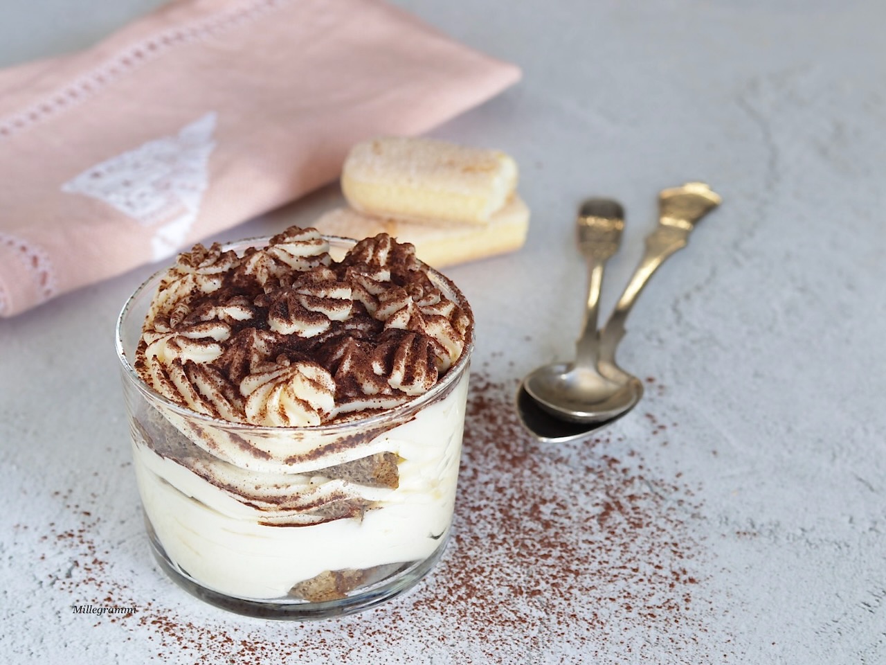 tiramisù al bicchiere