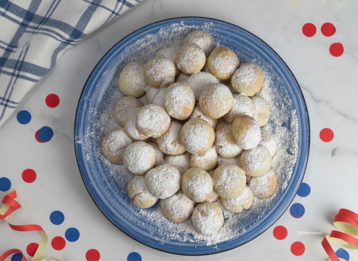 Castagnole di Carnevale in friggitrice ad aria