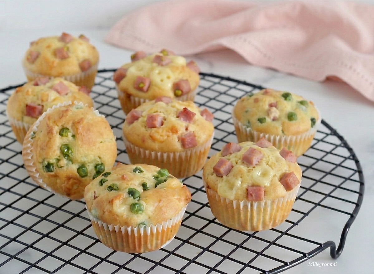 muffin salati morbidissimi. Impasto base infallibile e veloce