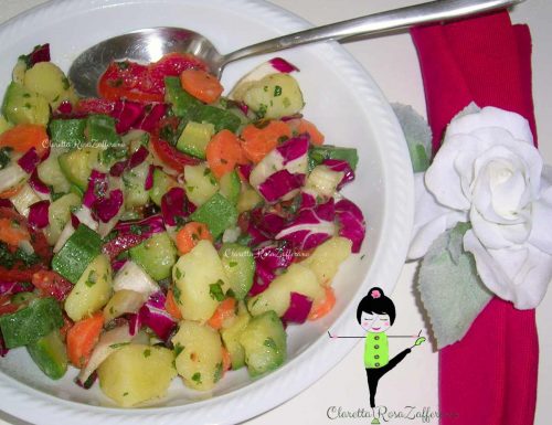 Verdure cotte e verdure crude, Un delizioso contorno di verdure, Ricetta facile facile