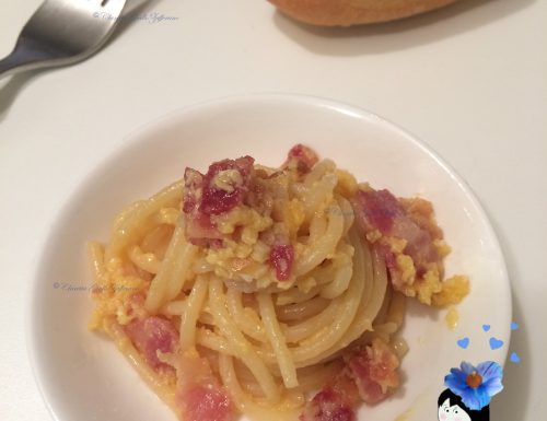 Spaghetti alla carbonara, Ricetta primo piatto