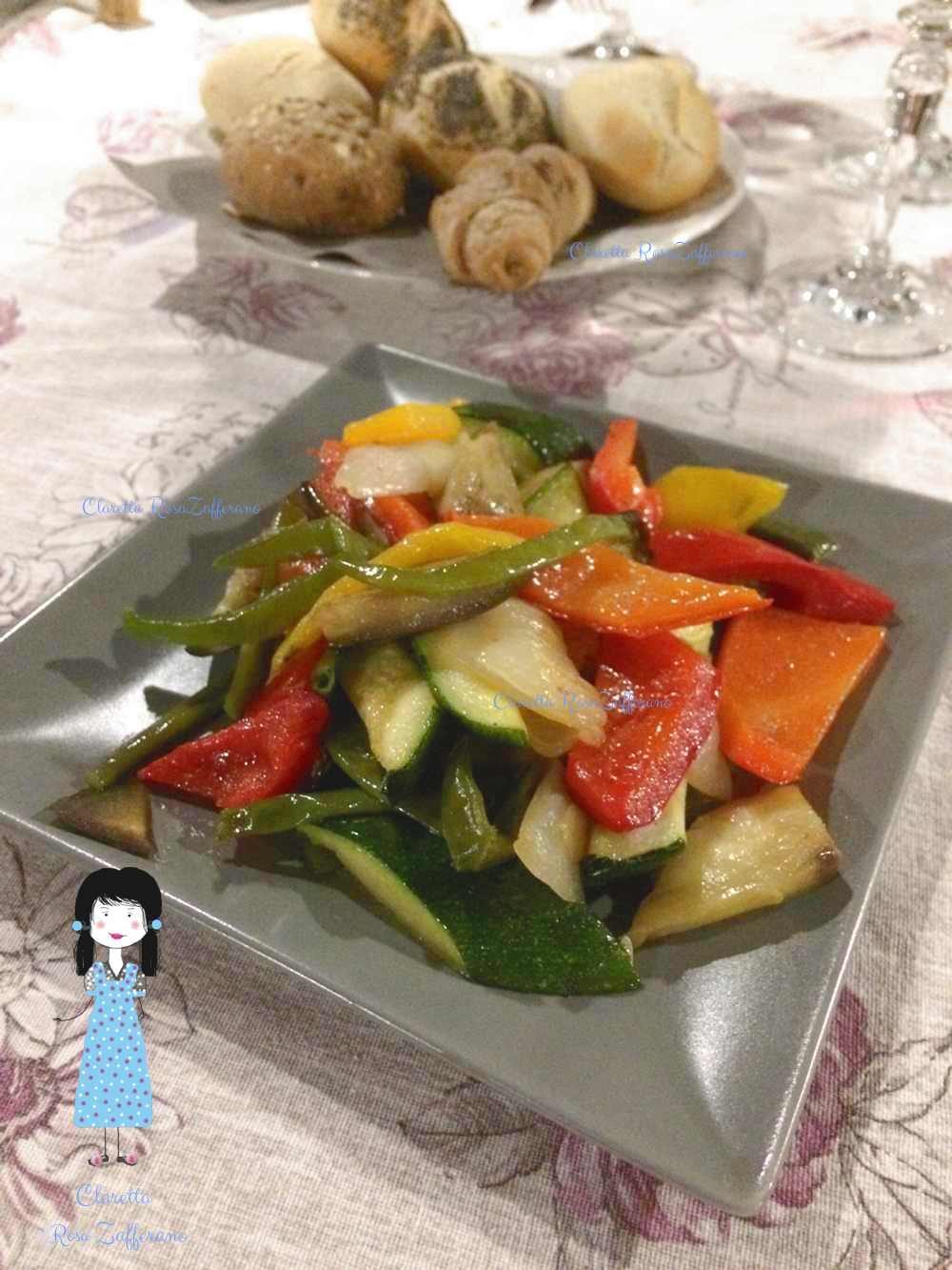 Verdure cotte, verdure al forno, Ricetta vegetariana