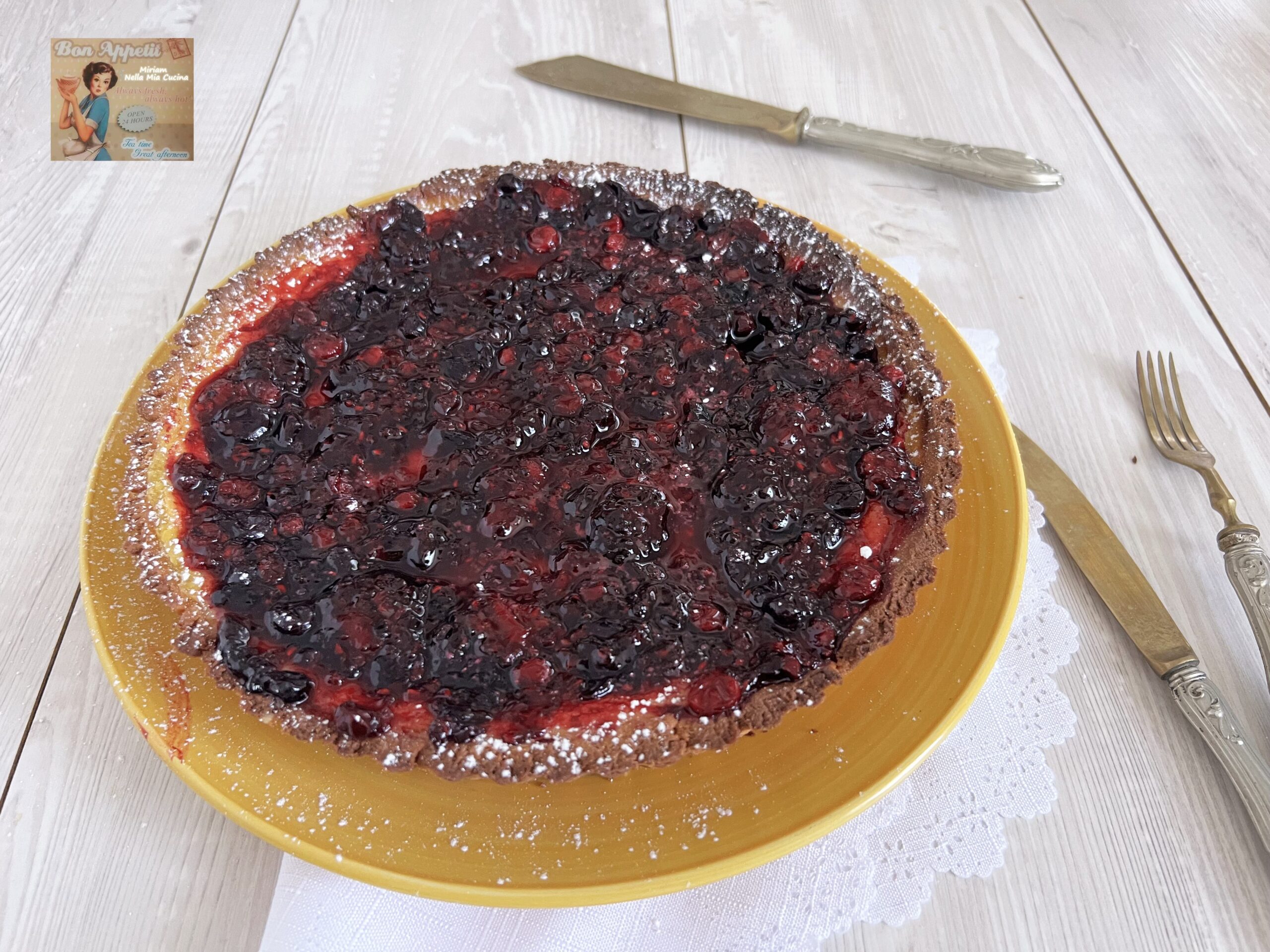 crostata frutti di bosco surgelati