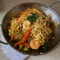 Noodles ai gamberi e verdure