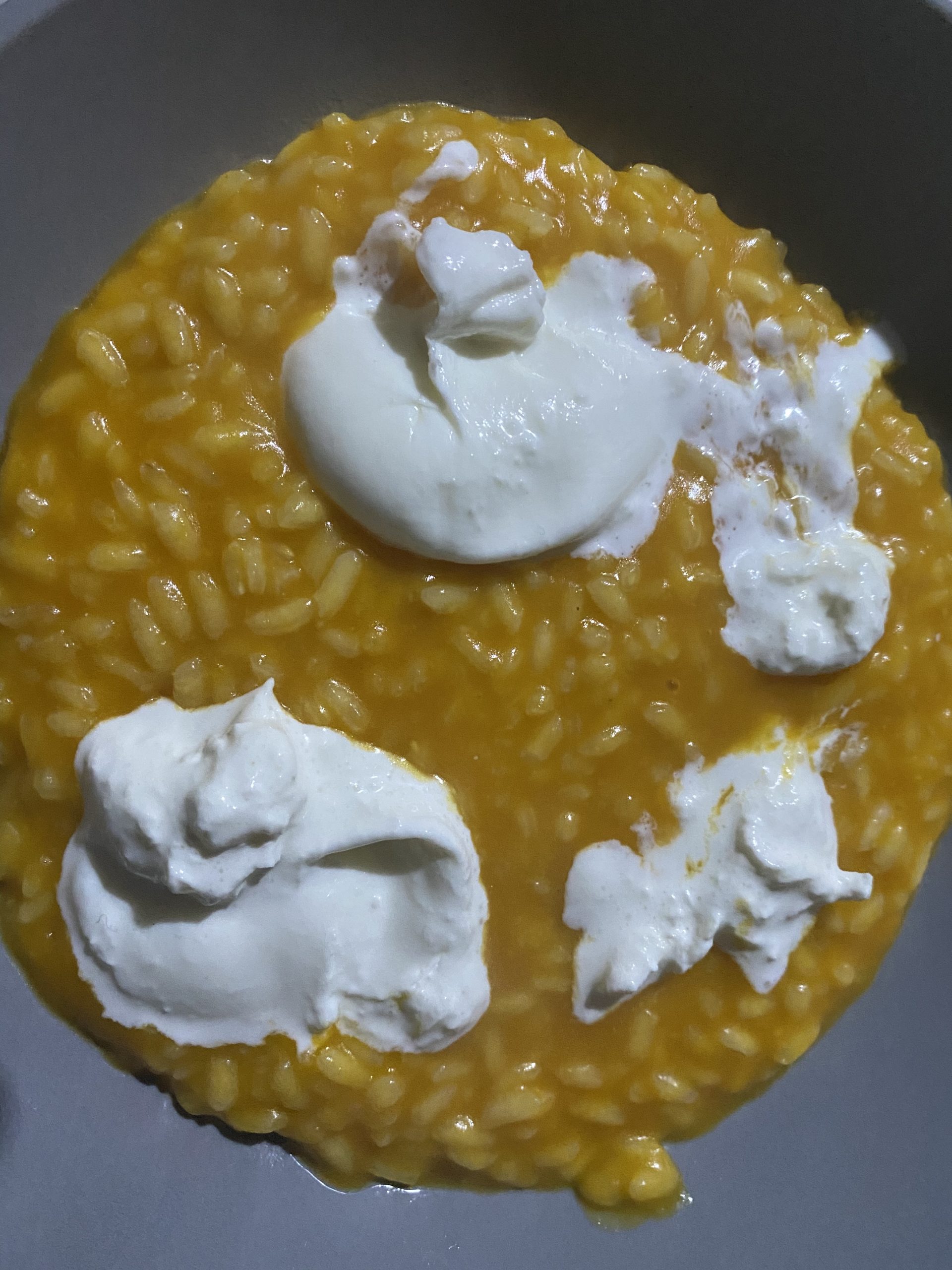 Risotto con zucca e crema di burrata - 𝘾𝙖𝙠𝙚_𝙝𝙤𝙢𝙚_𝙢𝙖𝙙𝙚_