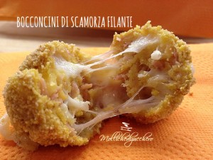 bocconcini di scamorza filante