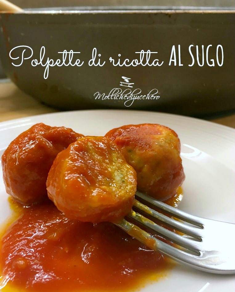 polpette di ricotta al sugo