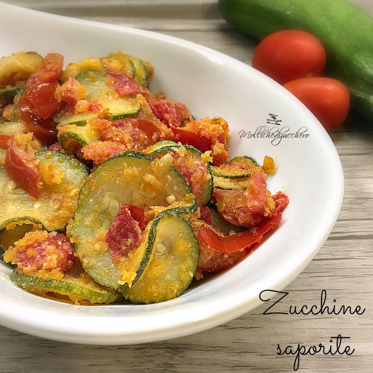 zucchine saporite in padella