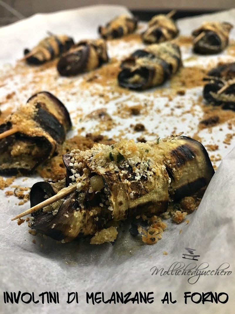 INVOLTINI DI MELANZANE AL FORNO
