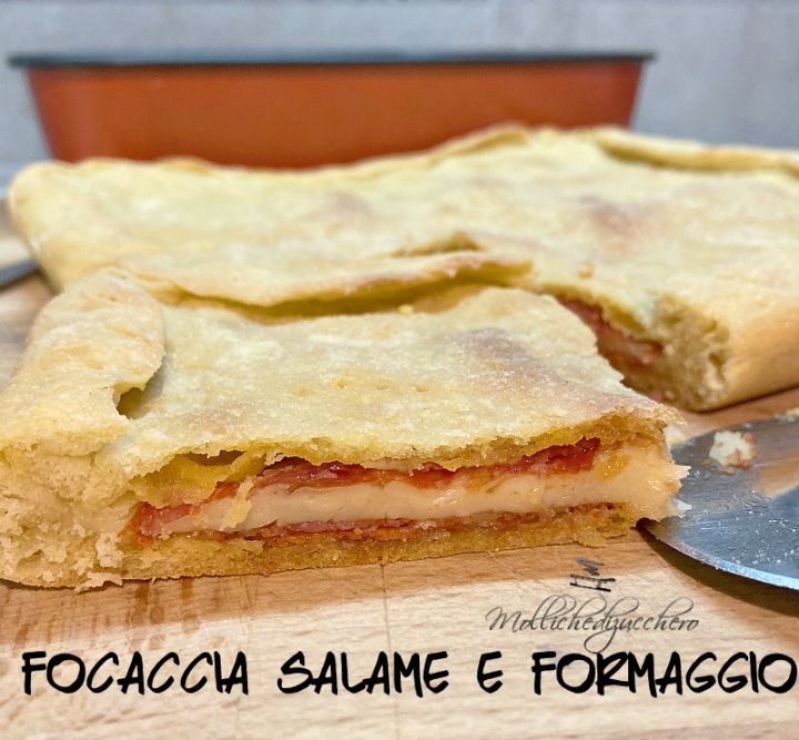 focaccia con salame
