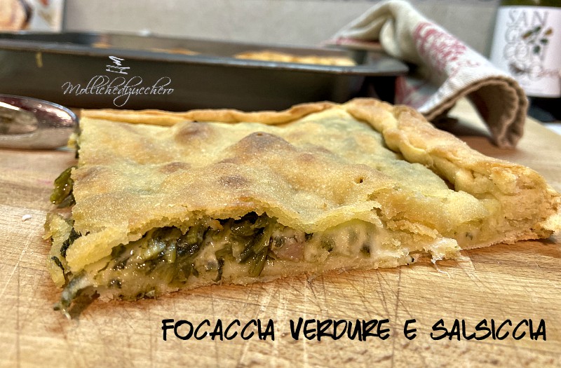 focaccia con verdure