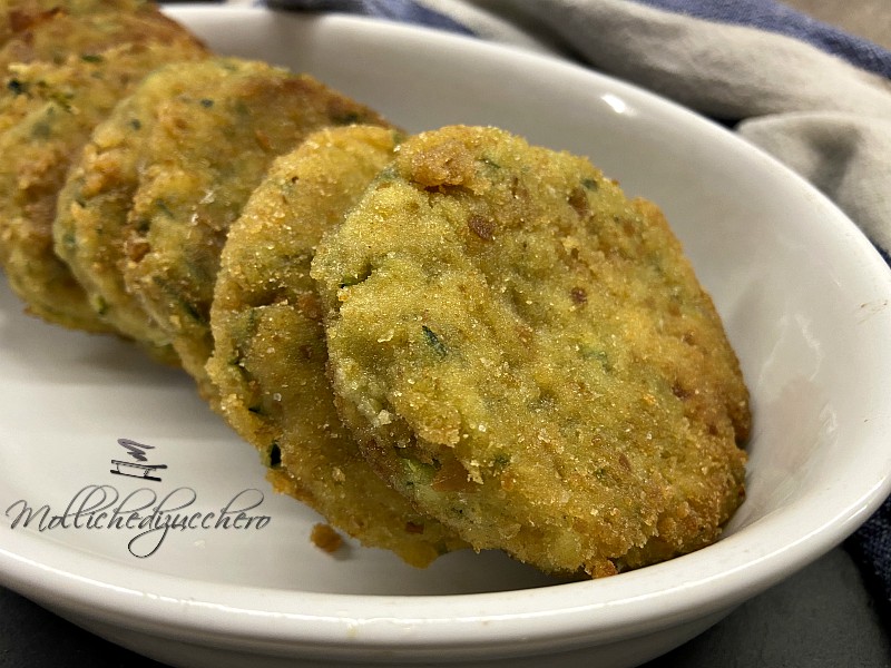 cotolette di zucchine in padella
