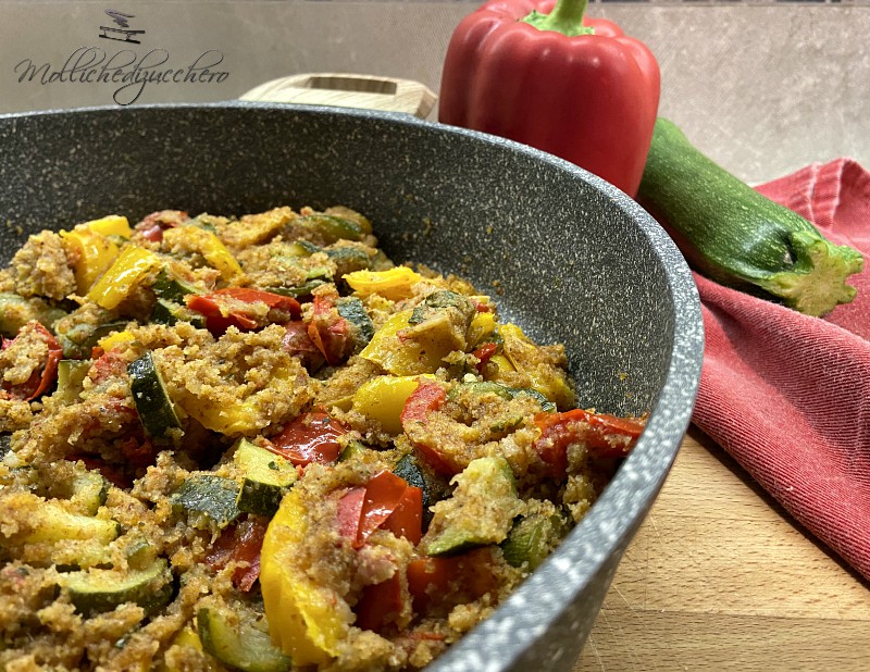 verdure gratinate in padella