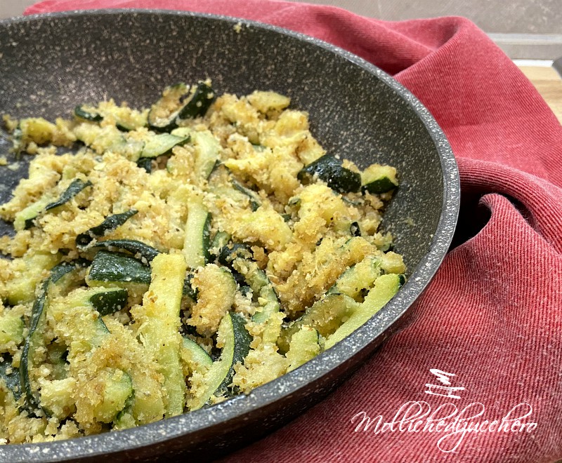 zucchine saporite e veloci in padella