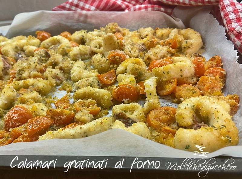 calamari gratinati al forno